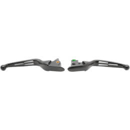 Slotted Wide Blade Lever Set, Black