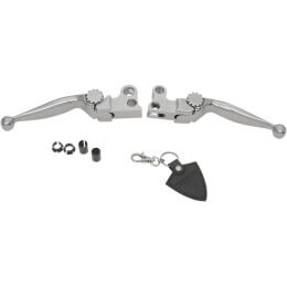 Lever Set Journey Aluminum Chrome Natural