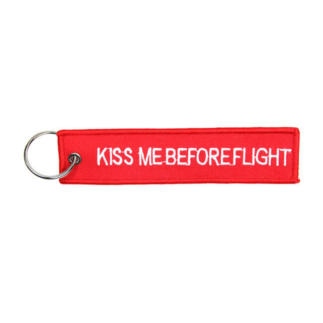 Kiss Me Before Flight Nøkkelring