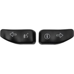 Caps Turn Signal Switch Extension, Black