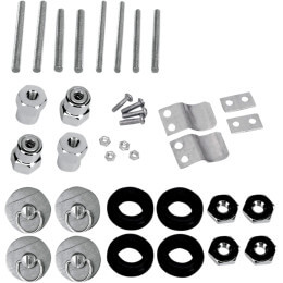 S4 Quick-Disconnect Saddlebag Docking Post and Fastener Kit for Harley