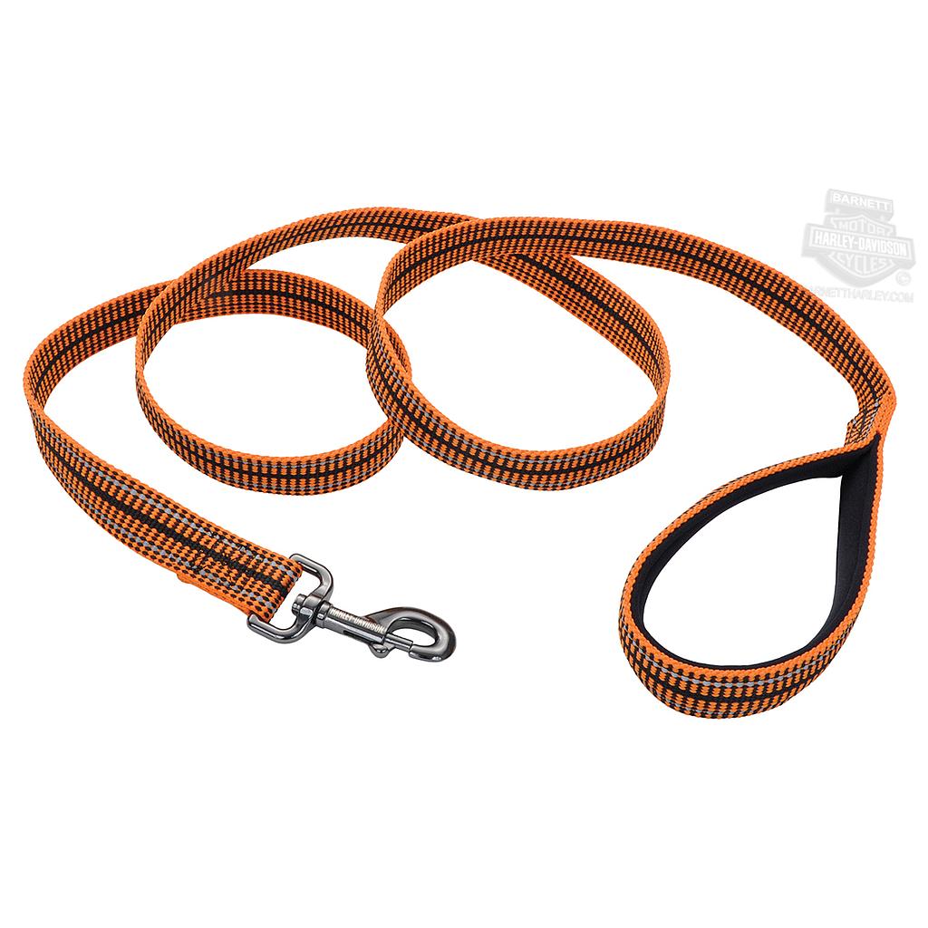 Reflective Knitted Rugged Premium Dog Leash, 1,8m, Orange