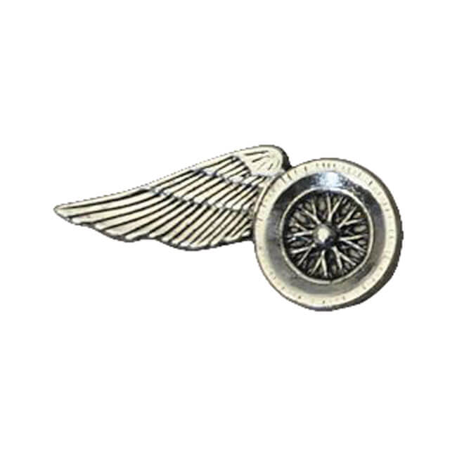 Large Wing Wheel Motorcycle Pin