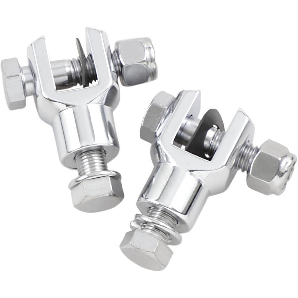 Replacement Chrome Footpeg Clevis Mounts