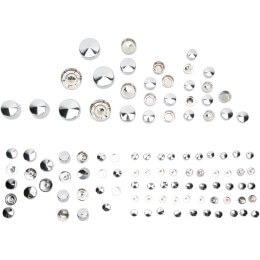 Bolt Cover Deluxe Kit, Chrome