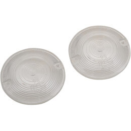 Replacement Turn Signal Lenses for Dressers, FLHT Clear