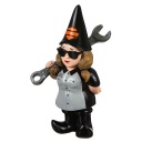 Mechanic Lady Polystone Garden Gnome