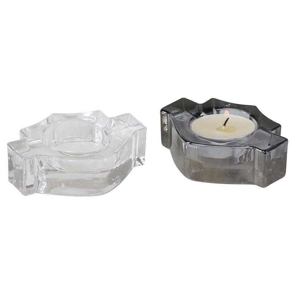 Bar &amp; Shield Shaped Tea Light Candle Holder Set