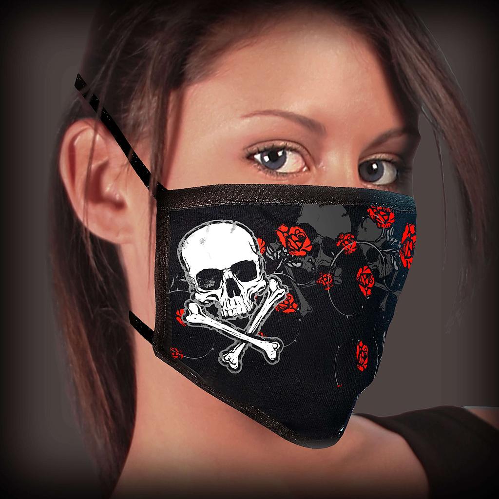 Red Roses Face Mask