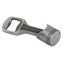Engraved H-D Piston Bottle Opener, Pewter Finish