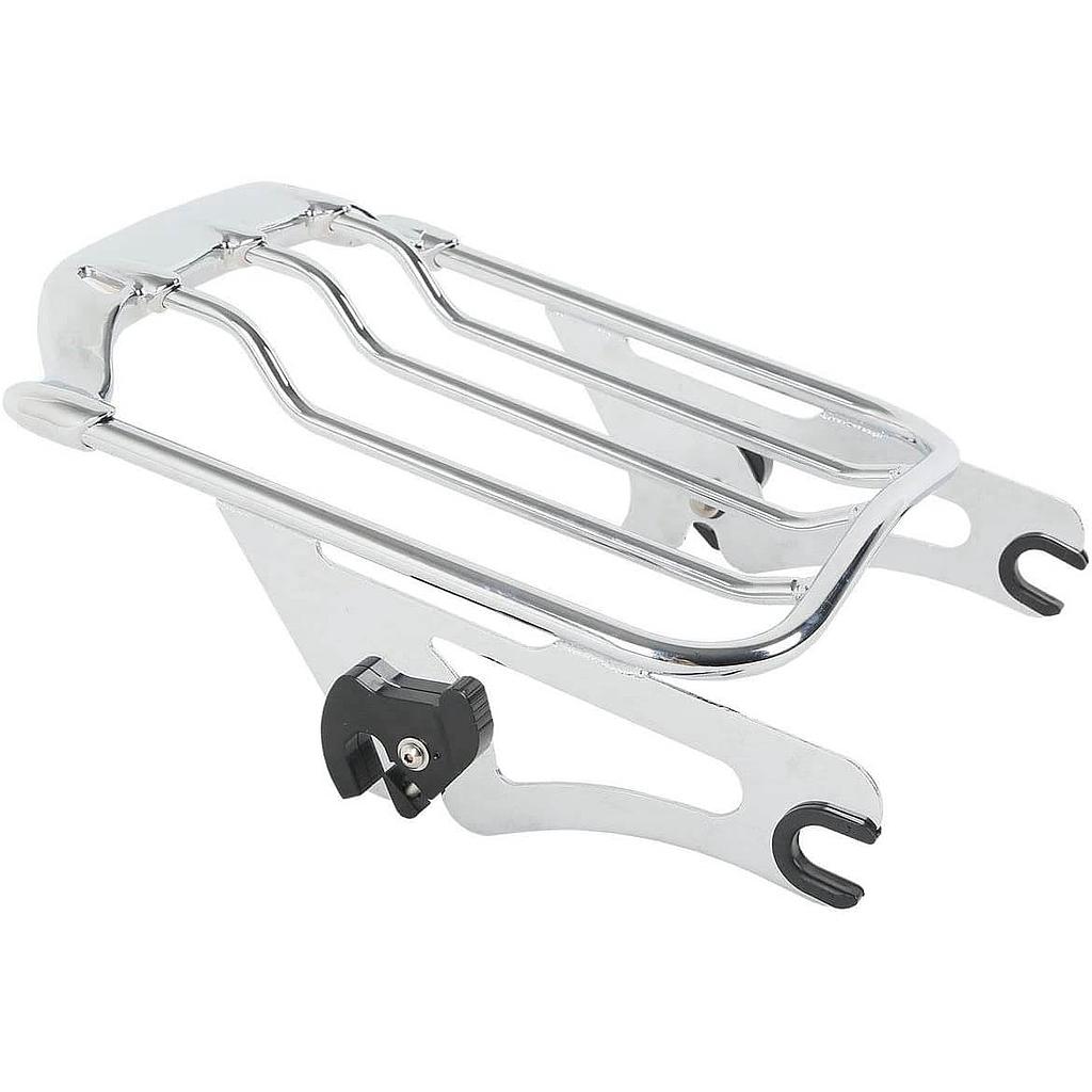 Chrome Luggage Rack Mounting for Harley