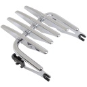 Chrome Detachable Stealth Mounting Luggage Rack Trunk Rack for Harley