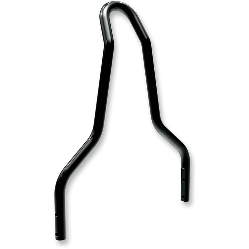 Round Sissy Bar, Gloss Black, for 14-20 FLHT/FLHR/FLHRSE/FLHX/FLHXS