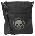 Embroidered Willie G Skull Crossbody Purse