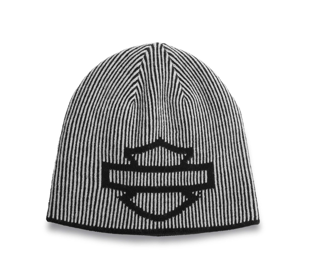 Open Bar &amp; Shield Reversible Knit Hat