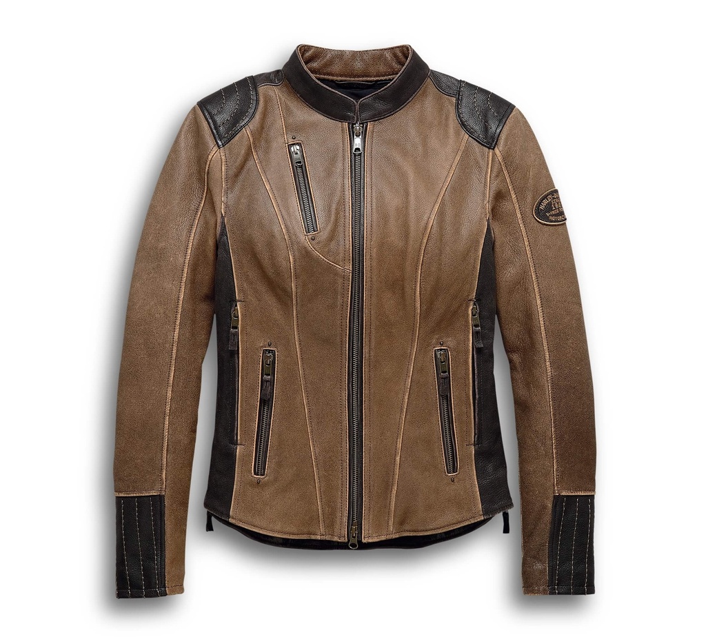 Women's H-D Triple Vent System Gallun Leather Jacket