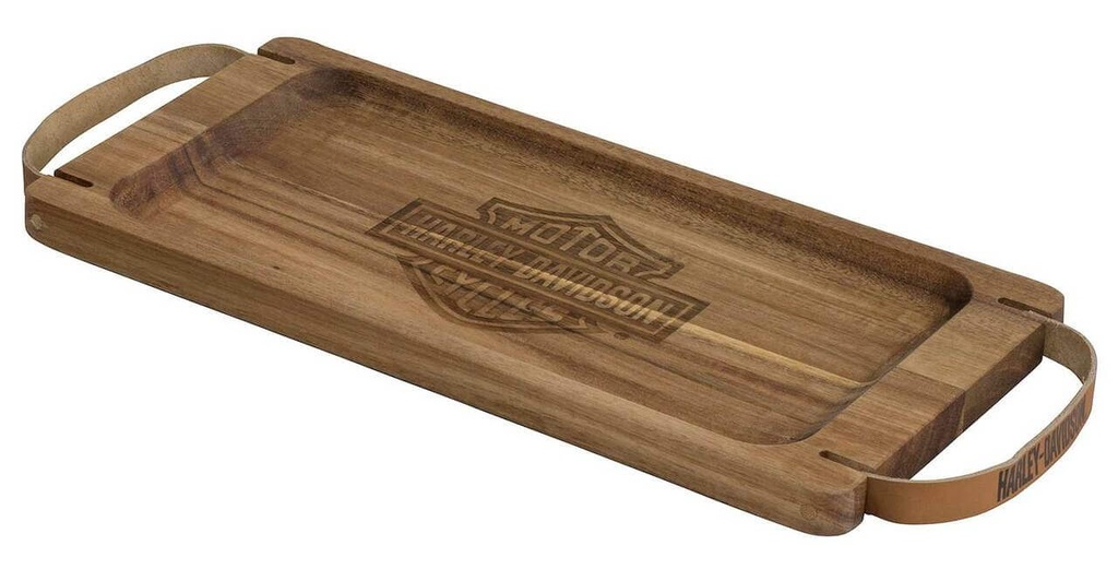 Wooden Serving Board Engraved Bar &amp; Shield Logo