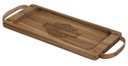 Wooden Serving Board Engraved Bar &amp; Shield Logo