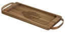 Wooden Serving Board Engraved Bar &amp; Shield Logo