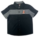Little Boys' #1 Short Sleeve Button Work Shop Toddler Shirt