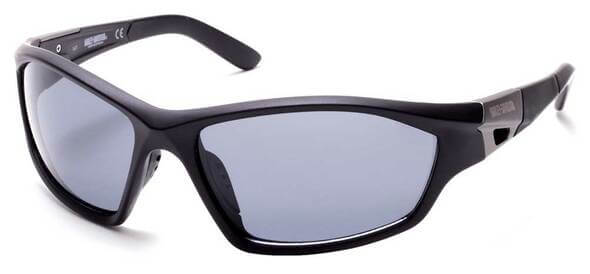 Motorcycle-Inspired Sunglasses, Matte Black/Smoke Lenses