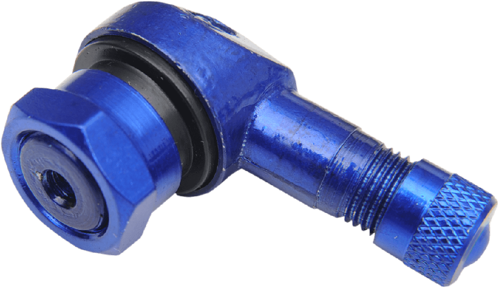 Valve Stem, Aluminum, Blue, 10mm