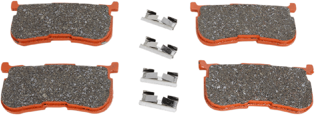 FA641/4V Brake Pad Vee Semi Sintered Rear: 14-18 Trikes