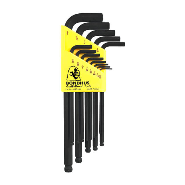 Allen Head / Ball-End Wrench Set, US Sizes