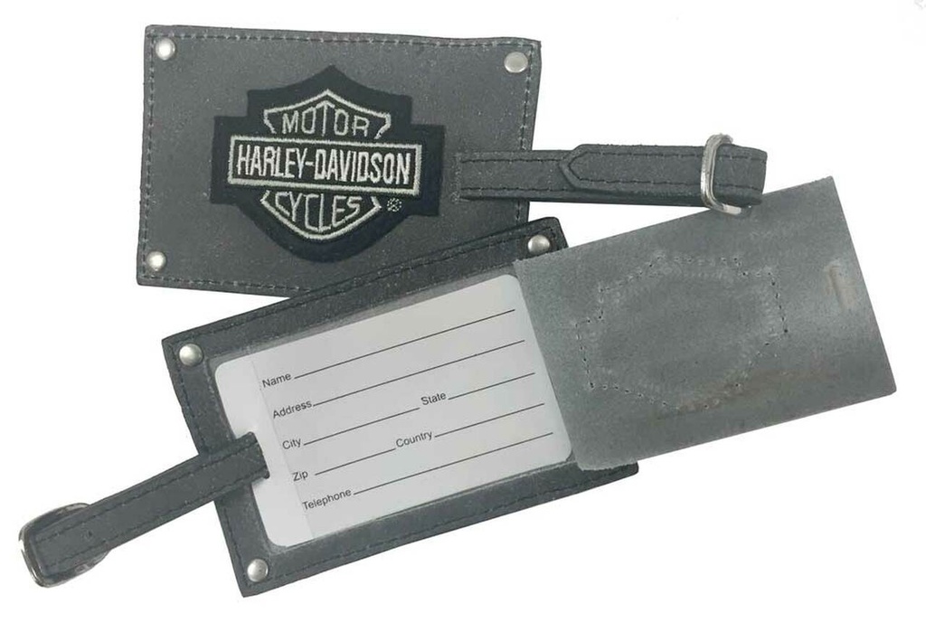 Bar &amp; Shield Belted Luggage Tags