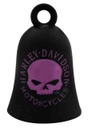 Willie G Skull Ride Bell, Black &amp; Pink