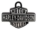 Vintage Bar &amp; Shield Logo Shaped Ride Bell, Black Finish