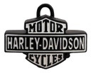 Vintage Bar &amp; Shield Logo Shaped Ride Bell, Black Finish