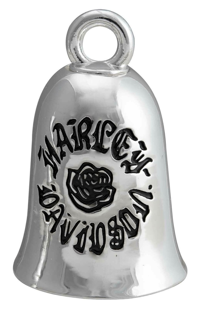 Engraved Black Rose H-D Script Ride Bell