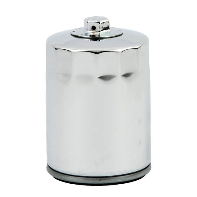 Oljefilter til M8 m/Nut, Chrome