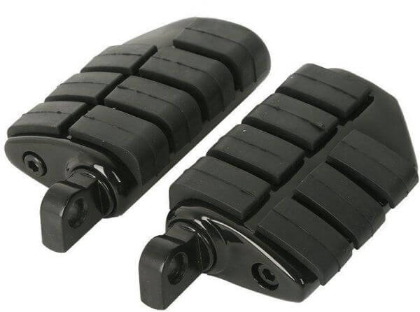 Male Mount Foot Pegs Rest Fit For Harley-Davidson, Black