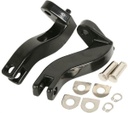 Passenger Footpegs Mounting For Harley Touring 93-18, Black