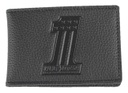 Embossed #1 Logo Leather Duo-Fold Wallet