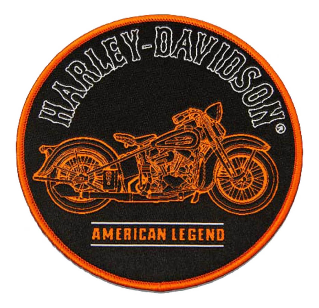 American Legend Round Emblem Sew-On Patch, Small