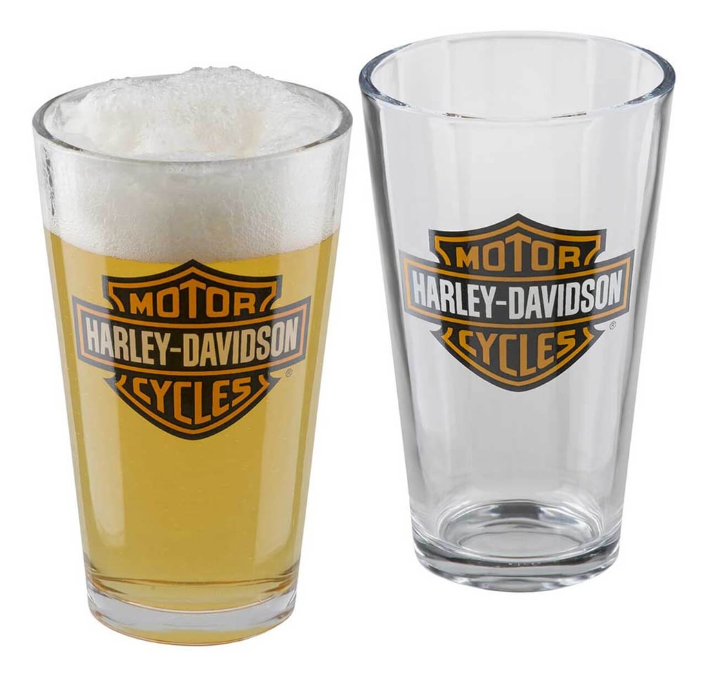 Core Bar &amp; Shield Logo Pint Glass Set, 473 ml