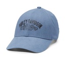 Ice Biker Embellished Hat, Dusty Blue