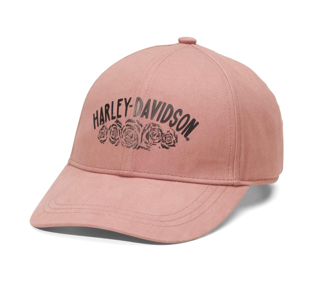 Ice Biker Embellished Hat, Ash Rose