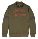 Stencil Graphic 1/4-Zip Pullover Sweatshirt