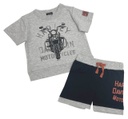 Newborn Boys' 2-Piece Knit Short Sleeve Tee &amp; Jog Short Set