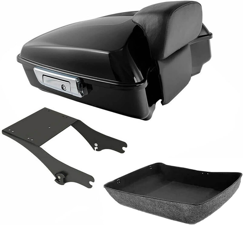 Chopped Tour Pack Trunk Backrest Pad for Harley