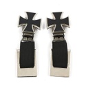 Pant Leg Controllers for Laced Boots, Maltese Cross