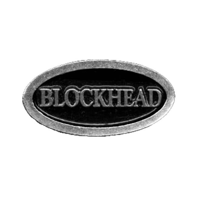 Blockhead Title Pin