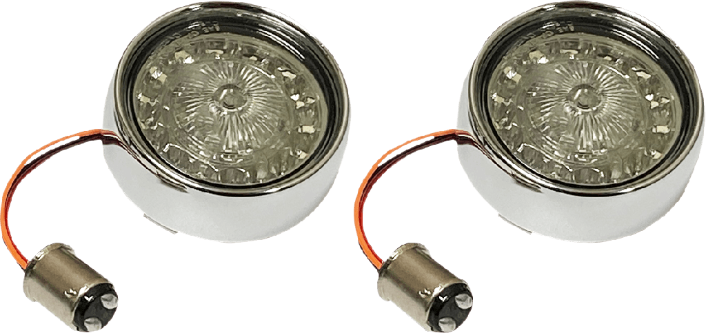 Turn Signal Insert, Chrome/Smoke