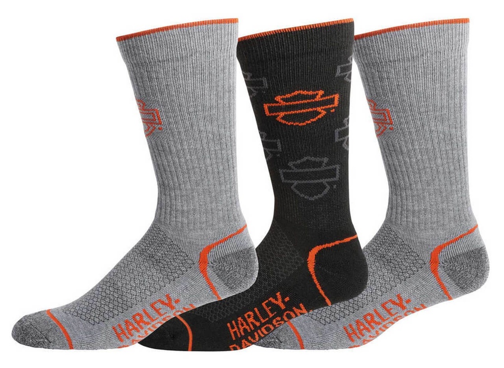 Women's 3-Pack Shield Performance Crew Riding Socks