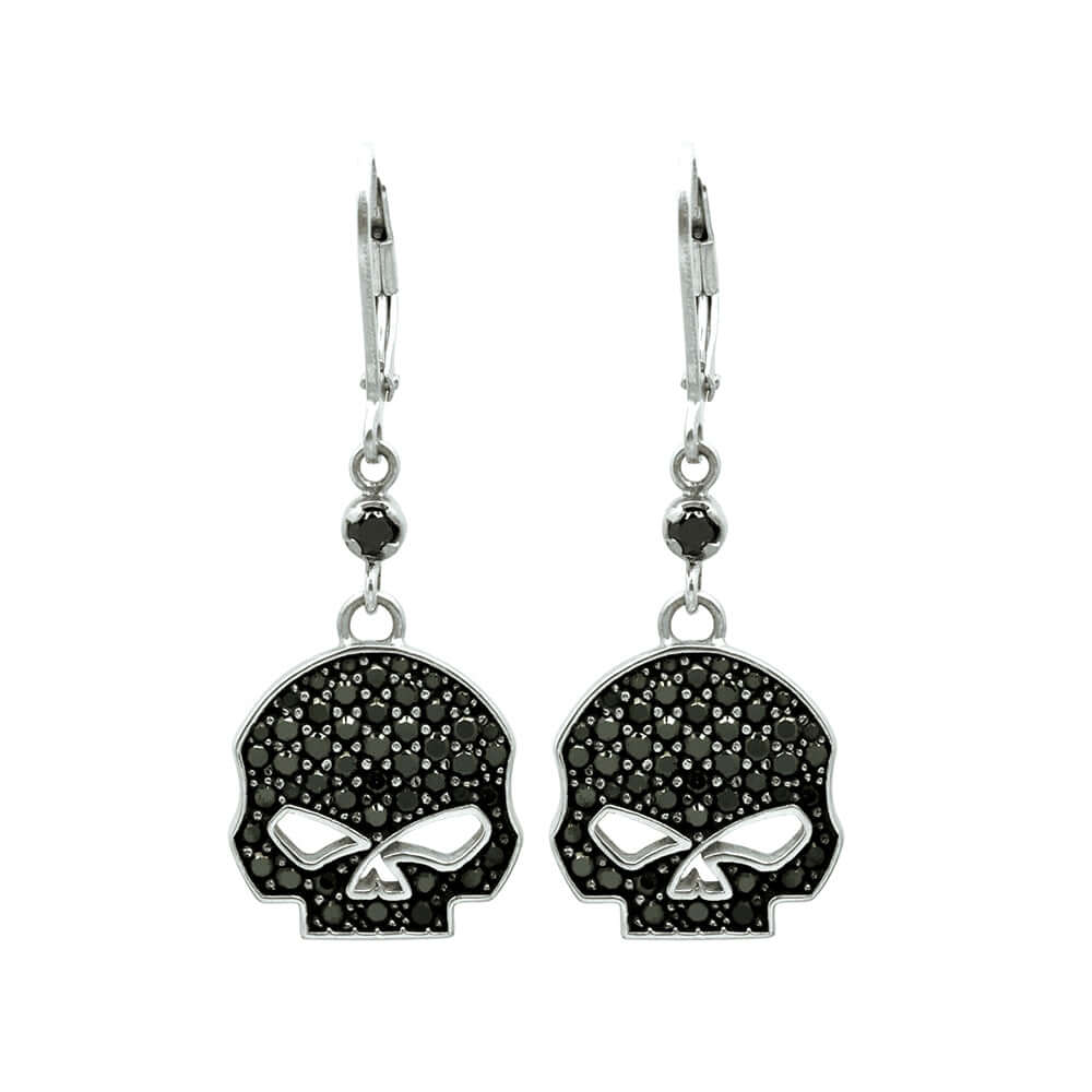 Willie G Skull Dangle Earrings