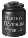 Motor Co. Cookie Jar, Matte Black Ceramic Jar